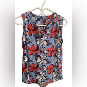 SILAS D FLORAL TANK TOP 18.5” PTP